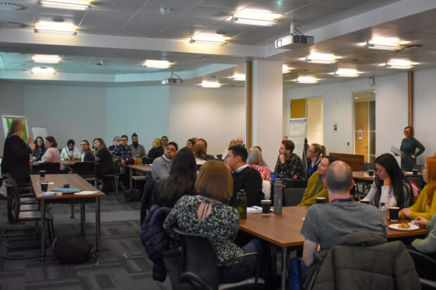 Cabinet Office and Ofsted colleagues at the January Manchester Hackathon event